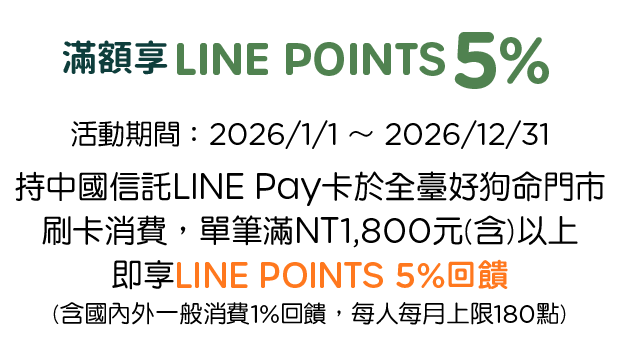 優惠資訊說明_好狗命