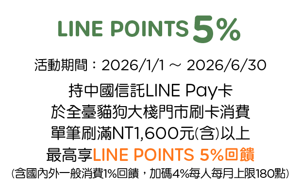 優惠資訊說明_貓狗大棧