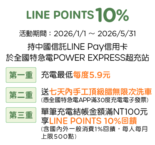 優惠資訊說明_全國特急電npcPowerExpress